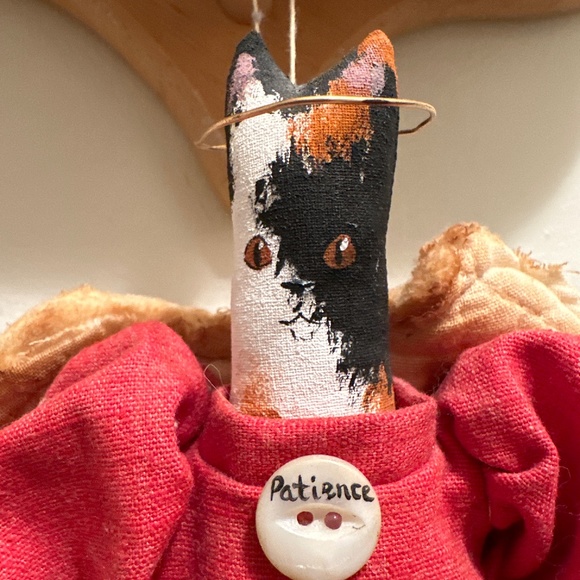 Hand crafted Cat Angel-Vintage - Picture 6 of 7